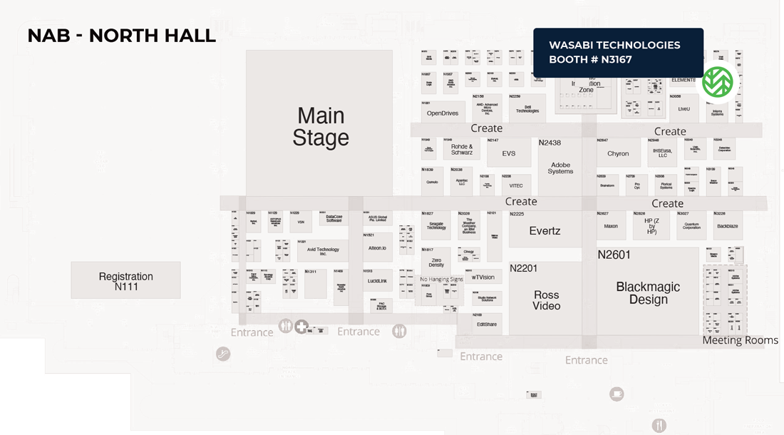 NAB Show Map